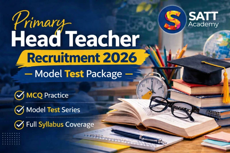 ২০২৬ প্রাথমিক প্রধান শিক্ষক নিয়োগ – পরীক্ষা ১৭ (ফুল মডেল টেস্ট)